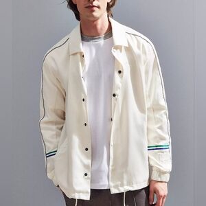 Puma x Big Sean Satin Track Jacket Snap-bottoms Athleisure Retro Varsity Sz L